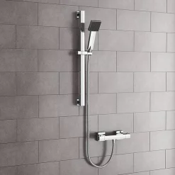 Milan Bathroom Milan Bar Shower Package With Modern Slider Handset Kit -Bathroom Extractor Fans Sales ssrk01stmv01 n d1