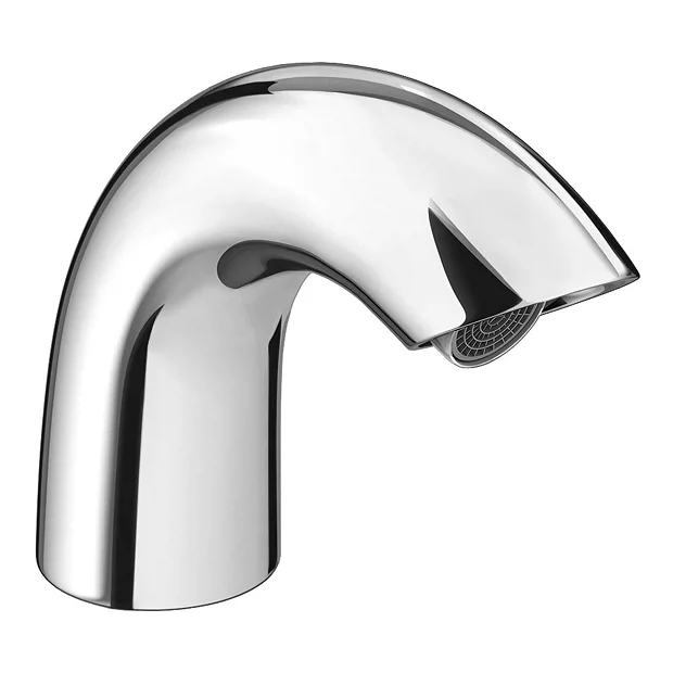 Victorian Plumbing Apollo Curved Infrared Sensor Bathroom Mixer Tap 3 Victorian Plumbing Apollo Curved Infrared Sensor Bathroom Mixer Tap