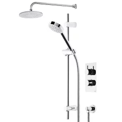Roper Rhodes Event Round Dual Function Shower System With Fixed Shower Head -Bathroom Extractor Fans Sales svset01 l