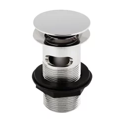 Asquiths Bathroom Asquiths Solitude Mini Mono Basin Mixer With Push-Button Waste