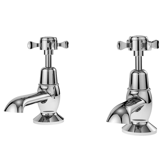 Asquiths Bathroom Asquiths Restore Crosshead Basin Taps 4 Asquiths Bathroom Asquiths Restore Crosshead Basin Taps - Image 2