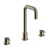 Heritage Bathroom Heritage Dartmouth 3 Taphole Basin Mixer - Brushed Brass -Bathroom Extractor Fans Sales tdacbb06
