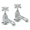 Heritage Bathroom Heritage - Dawlish Bath Pillar Taps - Chrome