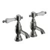 Heritage Bathroom Heritage Glastonbury Basin Pillar Taps - Brushed Nickel 1 Heritage Bathroom Heritage Glastonbury Basin Pillar Taps - Brushed Nickel -Bathroom Extractor Fans Sales tgrcn00