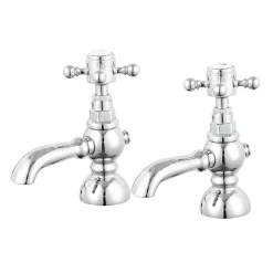 Chatsworth 1928 Traditional 5 Inch Spout Crosshead Pillar Basin Taps -Bathroom Extractor Fans Sales trad01d nd3