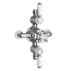 Trafalgar Triple Exposed Thermostatic Shower Valve + Luxury Rigid Riser Kit 8 Trafalgar Triple Exposed Thermostatic Shower Valve + Luxury Rigid Riser Kit -Bathroom Extractor Fans Sales trafalgartripleexposedthermostaticshowervalveluxuryrigidriserkitd1