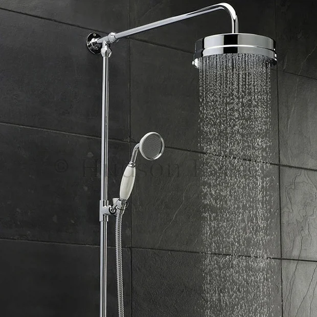 Trafalgar Triple Exposed Thermostatic Shower Valve + Luxury Rigid Riser Kit 3 Trafalgar Triple Exposed Thermostatic Shower Valve + Luxury Rigid Riser Kit