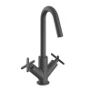 Heritage Bathroom Heritage Salcombe Mono Basin Mixer - Matt Black -Bathroom Extractor Fans Sales tsacbl04