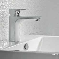 Tavistock Siren Basin Mixer With Click Waste