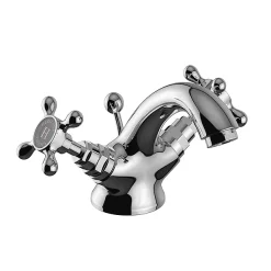 Heritage Bathroom Heritage Trinity Mono Basin Mixer Tap With Pop-up Waste - Chrome