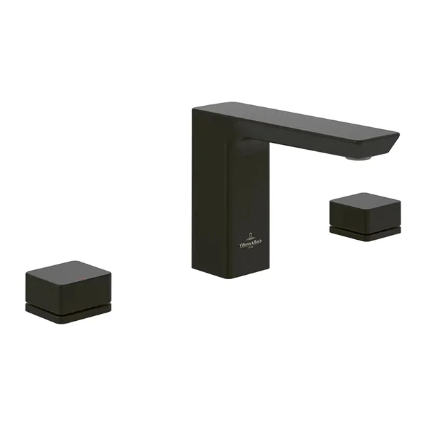 Villeroy & Boch Villeroy And Boch Subway 3.0 Deck Mounted (3TH) Basin Mixer - Matt Black 4 Villeroy & Boch Villeroy And Boch Subway 3.0 Deck Mounted (3TH) Basin Mixer - Matt Black - Image 2