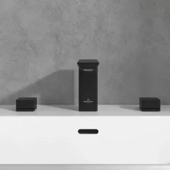Villeroy & Boch Villeroy And Boch Subway 3.0 Deck Mounted (3TH) Basin Mixer - Matt Black