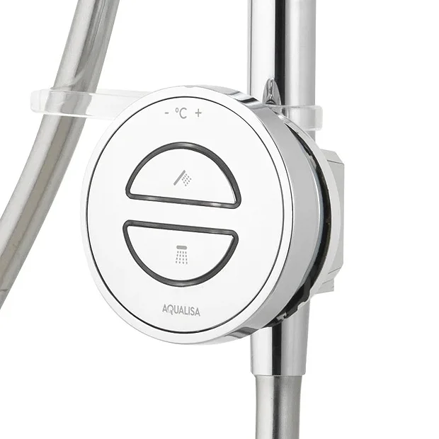 Aqualisa Unity Q Smart Shower Exposed With Adjustable And Ceiling Fixed Head 3 Aqualisa Unity Q Smart Shower Exposed With Adjustable And Ceiling Fixed Head