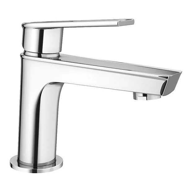 Valencia Modern Single Lever Basin Mixer Tap + Waste 4 Valencia Modern Single Lever Basin Mixer Tap + Waste - Image 2