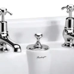 Urlington Bathroom Burlington - Anglesey Regent 2 Tap Hole Bridge Curved Spout Basin Mixer (230mm Centers) W Invisible Overflow 9 Urlington Bathroom Burlington - Anglesey Regent 2 Tap Hole Bridge Curved Spout Basin Mixer (230mm Centers) W Invisible Overflow -Bathroom Extractor Fans Sales w9 d1 1
