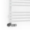 Terma Alex H760 X W500mm White Heated Towel Rail -Bathroom Extractor Fans Sales wgale076050 k916sx d3