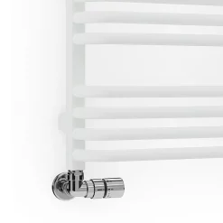 Terma Alex H760 X W500mm White Heated Towel Rail
