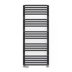 Terma Alex H1140 X W500mm Modern Grey Heated Towel Rail -Bathroom Extractor Fans Sales wgale114050 kdgrsx d2