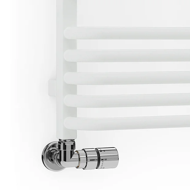 Terma Alex H1580 X W500mm White Heated Towel Rail 3 Terma Alex H1580 X W500mm White Heated Towel Rail