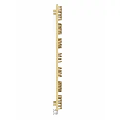 Terma Alex H1580 X W500mm Brass Heated Towel Rail -Bathroom Extractor Fans Sales wgale158050 kbrasx d3