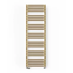 Terma Alex H1580 X W500mm Brass Heated Towel Rail -Bathroom Extractor Fans Sales wgale158050 kbrasx d4