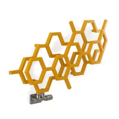 Terma Hex H502 X W1126mm Mustard Designer Radiator -Bathroom Extractor Fans Sales wgh2x050112 k104yl d2