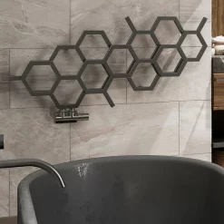 Terma Hex H502 X W1126mm Sparkling Grey Designer Radiator 9 Terma Hex H502 X W1126mm Sparkling Grey Designer Radiator -Bathroom Extractor Fans Sales wgh2x050112 krgyyl