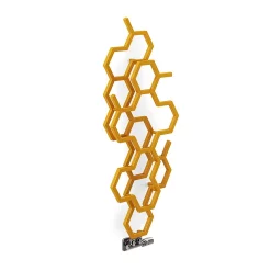 Terma Hex H1220 X W486mm Mustard Designer Radiator -Bathroom Extractor Fans Sales wgh2x122048 k104zx d2