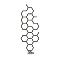 Terma Hex H1220 X W486mm Sparkling Grey Designer Radiator -Bathroom Extractor Fans Sales wgh2x122048 krgyzx d3