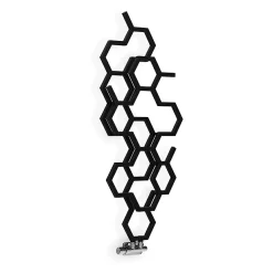 Terma Hex H1220 X W486mm Matt Black Designer Radiator -Bathroom Extractor Fans Sales wgh2x122048 ks95zx d2