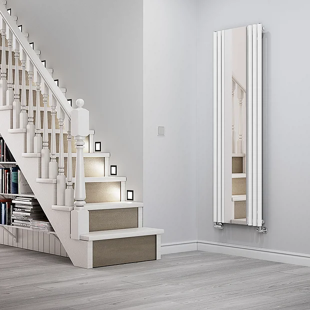 Terma Rolo Mirror H1800 X W590mm White Designer Radiator 3 Terma Rolo Mirror H1800 X W590mm White Designer Radiator