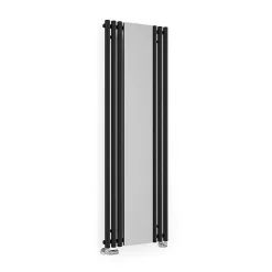 Terma Rolo Mirror H1800 X W590mm Heban Black Designer Radiator -Bathroom Extractor Fans Sales wgrom180059 kiheuc01 d2