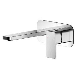 Nuie Windon Chrome 2TH Wall Mounted Basin Mixer